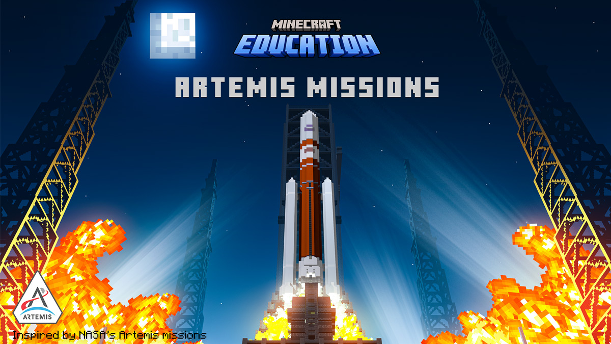 Minecraft Education Edition ensina alunos sobre nova missão tripulada à Lua
