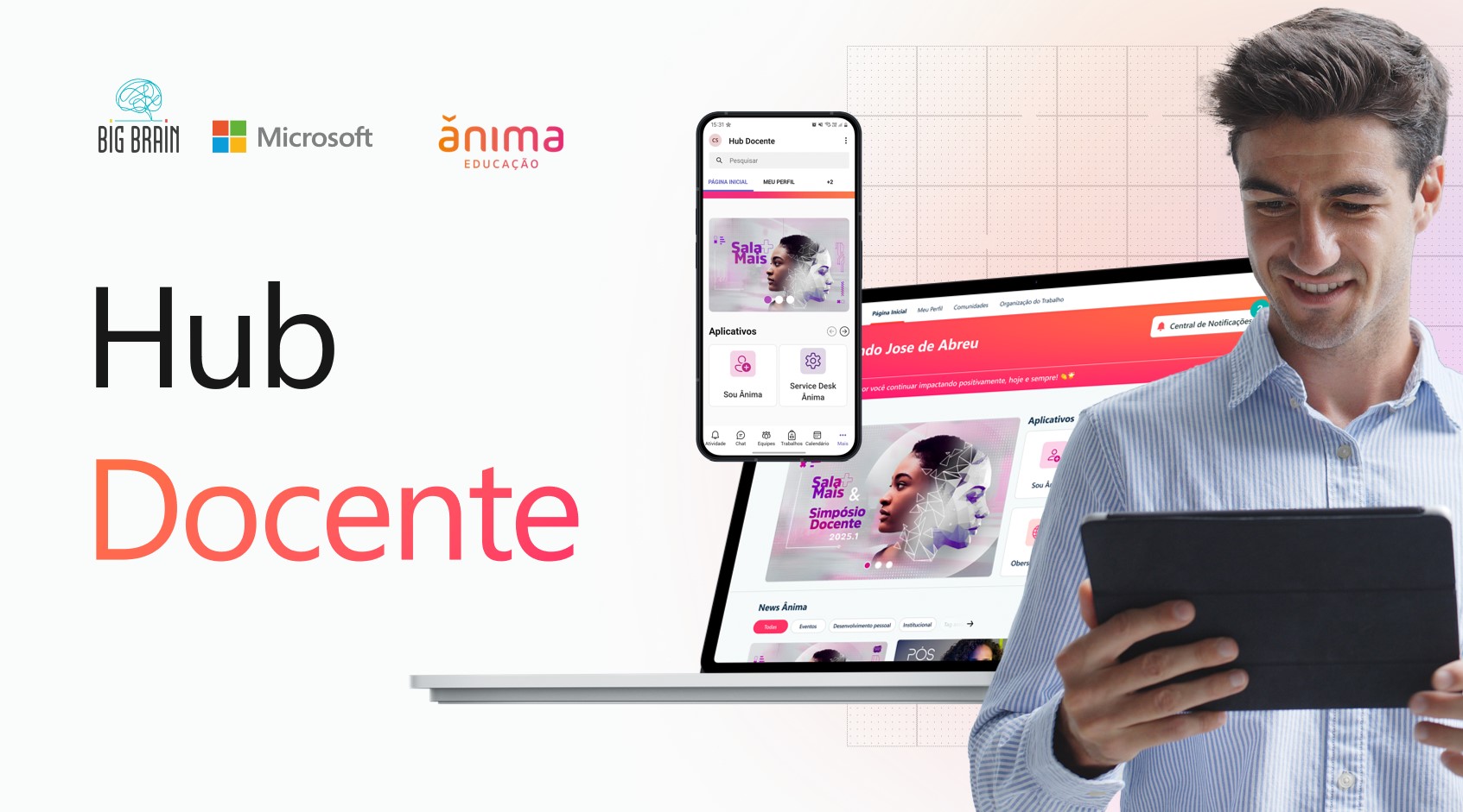Big Brain e Ânima transformam a colaboração docente com um hub digital integrado no Microsoft Teams